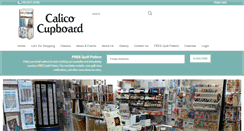 Desktop Screenshot of calico-cupboard.com